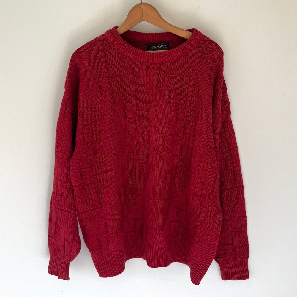 Vintage Cotton Knit Sweater